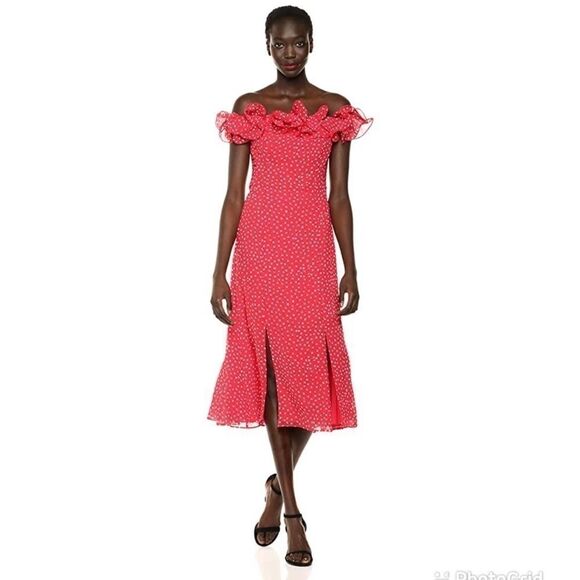 Keepsake The Label Moonshine Ruffle Midi Dress - Picture 5 of 8